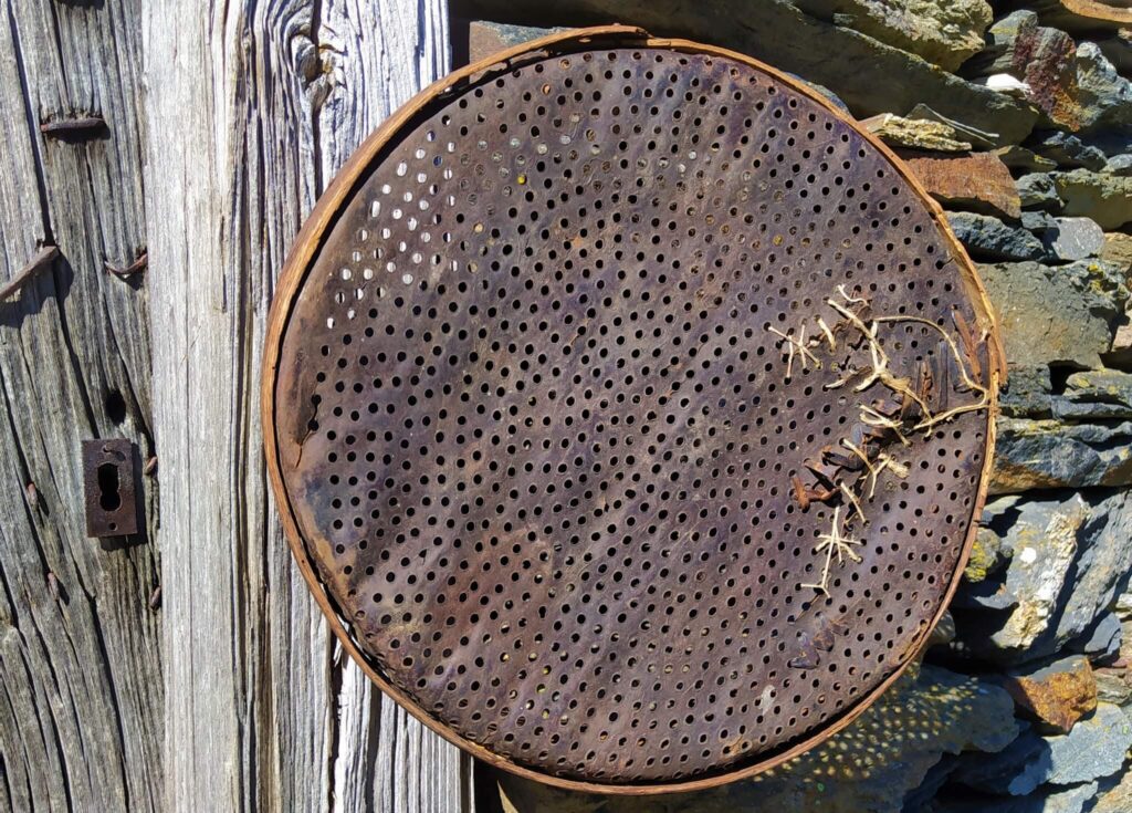 Imagen de instrumento musical antiguo. 